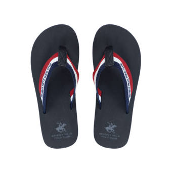Men''s black thong sandal