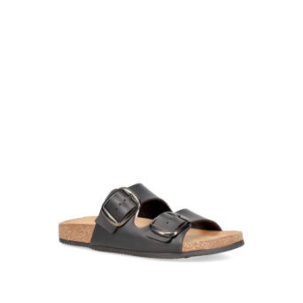 Μαύρο footbed σανδάλι