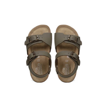 Χακί παιδικό footbed σανδάλι