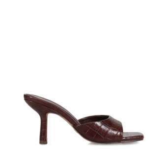 Brown mule sandal