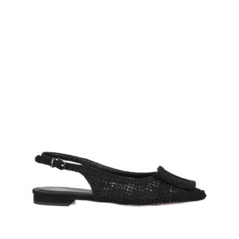 Black slingback ballet flat