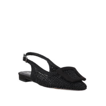 Black slingback ballet flat