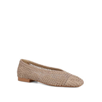Beige ballet flat