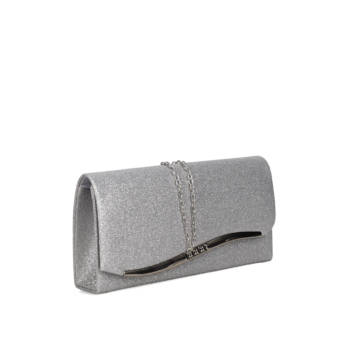 Silver envelope bag