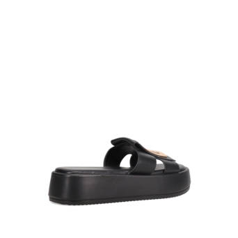 Μαύρο flatform σανδάλι