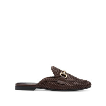 Καφέ πλεκτό mule