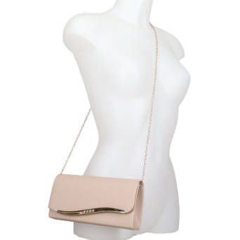 Beige envelope bag