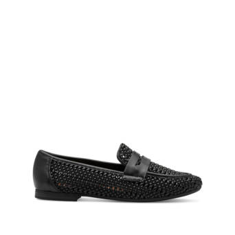 Μαύρο πλεκτό loafer