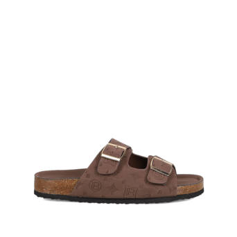 Καφέ footbed σανδάλι
