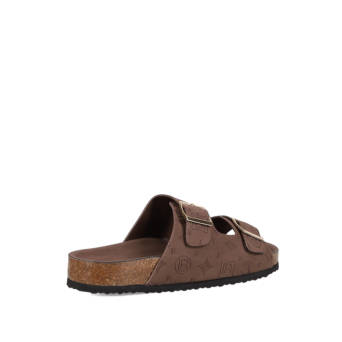 Καφέ footbed σανδάλι