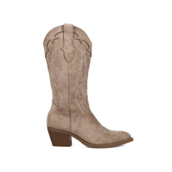 Beige western boot