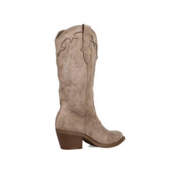 Beige western boot