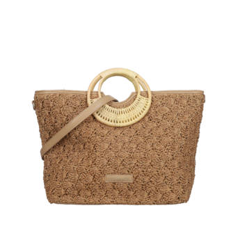 Beige handbag