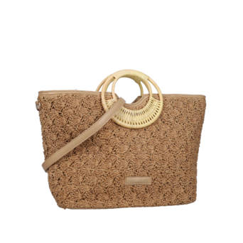 Beige handbag