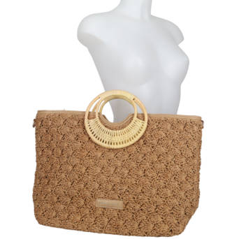 Beige handbag
