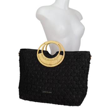 Black handbag