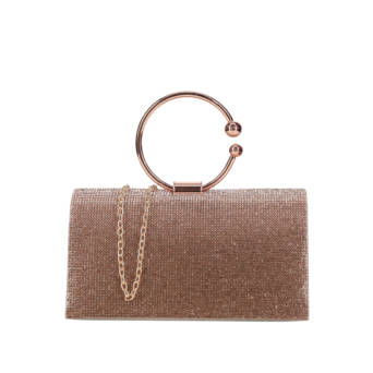 Rose gold handbag