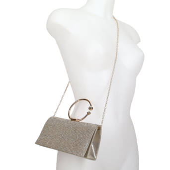 Gold handbag