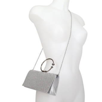 Silver handbag