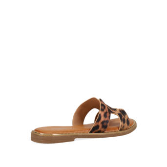 Animal print sandal