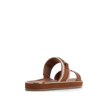 Καφέ footbed σανδάλι LAGOON