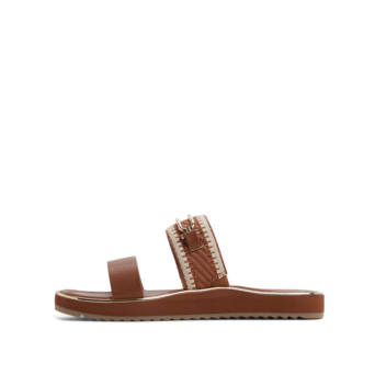 Καφέ footbed σανδάλι LAGOON