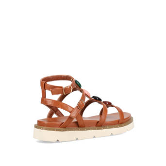 Tan footbed sandal