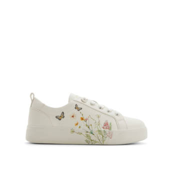 White sneaker WILDFLOWER