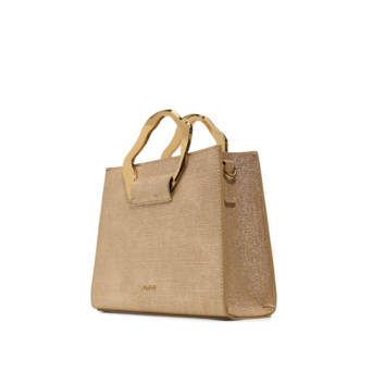 Gold handbag BILITHINA