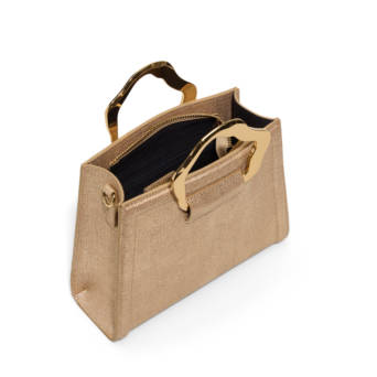 Gold handbag BILITHINA