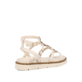 Ecru footbed sandal