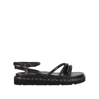 Μαύρο flatform σανδάλι