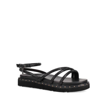 Μαύρο flatform σανδάλι