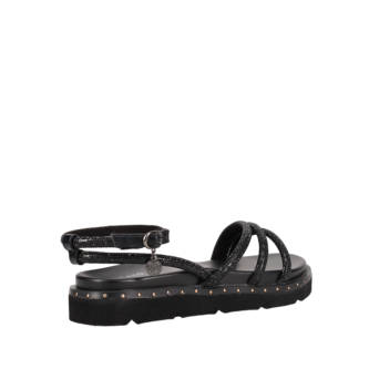 Μαύρο flatform σανδάλι