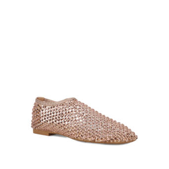 Rose gold ballet flat