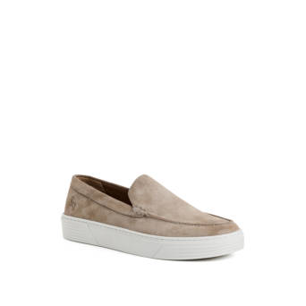 Μπεζ ανδρικό δερμάτινο loafer