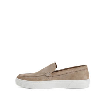 Μπεζ ανδρικό δερμάτινο loafer
