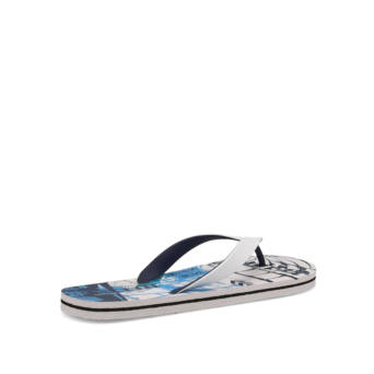 Men''s white flip flop beach sandal