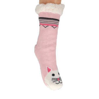Pink sock slipper