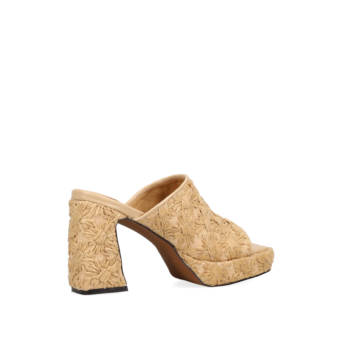 Beige mule