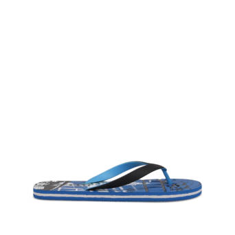 Men''s blue flip flop beach sandal