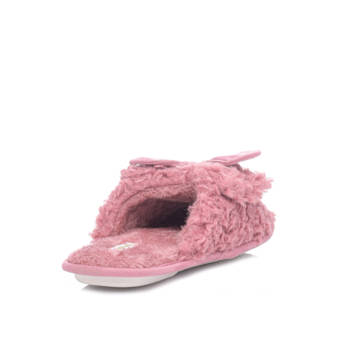 Pink bouclé slipper