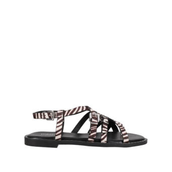 Zebra print sandal