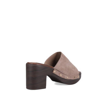 Taupe mule τσόκαρο