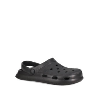 Men''s black clog sandal