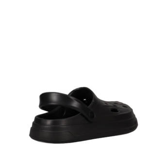 Men''s black clog sandal