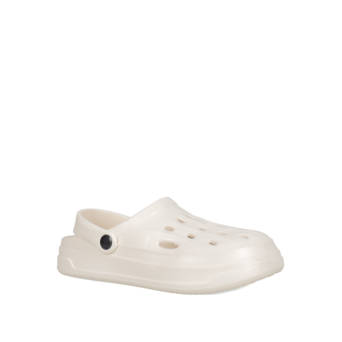 White clog sandal