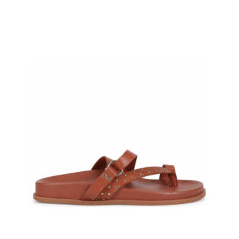 Tan footbed sandal