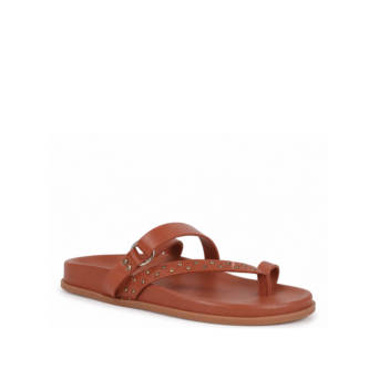 Tan footbed sandal