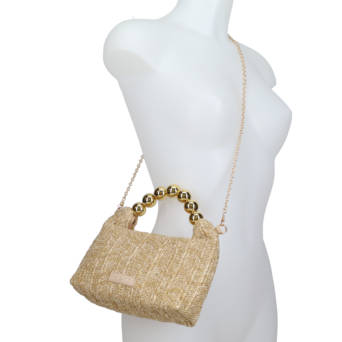 Beige handbag